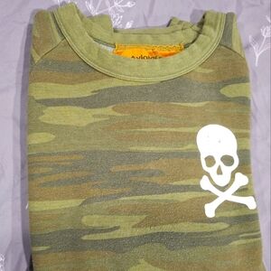 Camo Aviator Nation Crewneck Sweatshirt